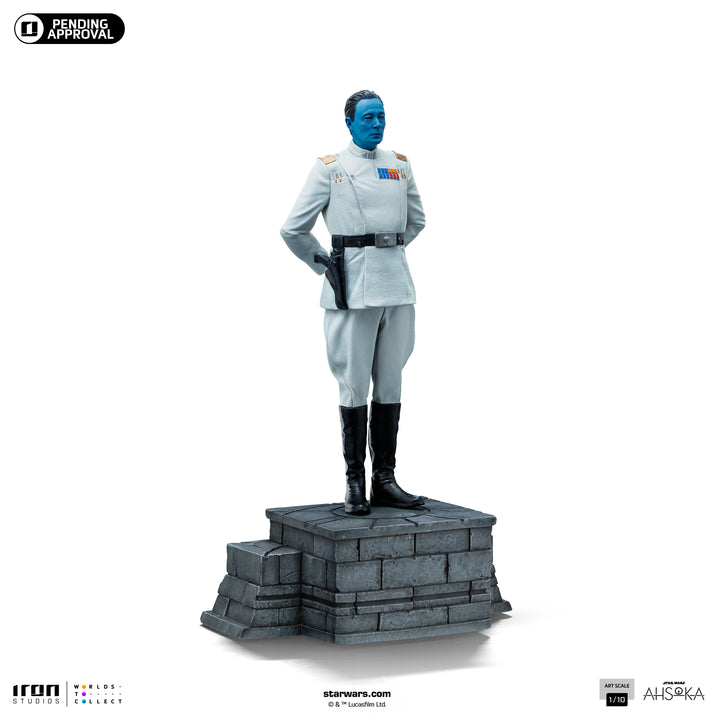 Iron Studios Star Wars Ahsoka Grand Admiral Thrawn 1/10 Art Scale Limited Edition Statue