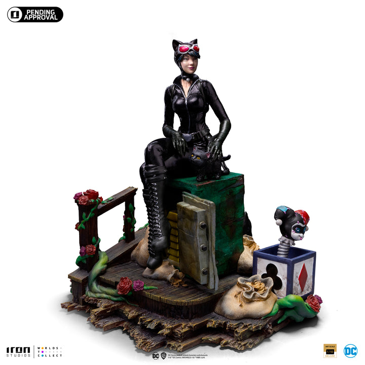 Iron Studios Gotham City Sirens Catwoman 1/10 Deluxe Art Scale Limited Edition Statue