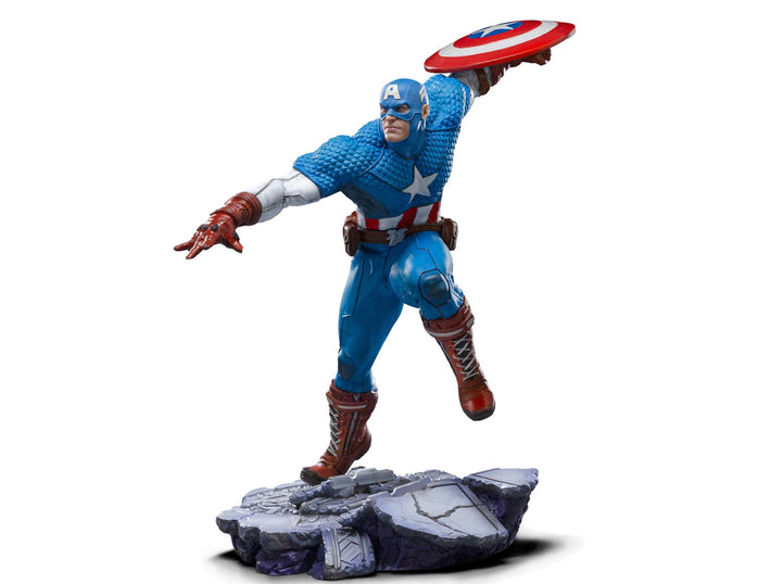 Iron Studios The Infinity Gauntlet Battle Diorama Series Captain America 1/10 Art Scale Limited Edition Statue