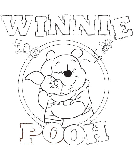 Winnie The Pooh Colour It Yourself T Shirt (5 6 Years) - Image 2
