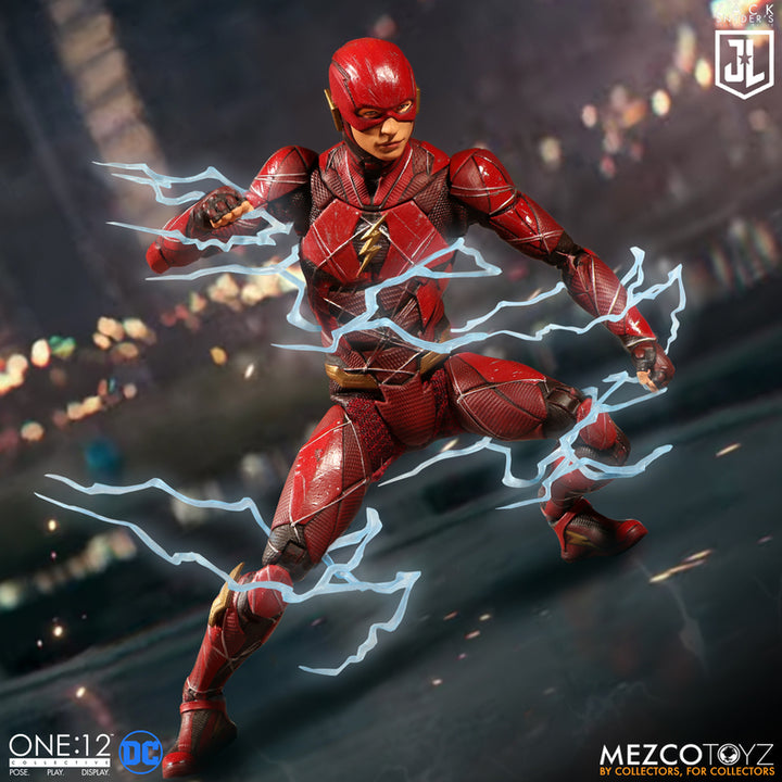 Zack Snyder's Justice League One:12 Collective Deluxe Batman, Flash & Superman Action Figures Box Set