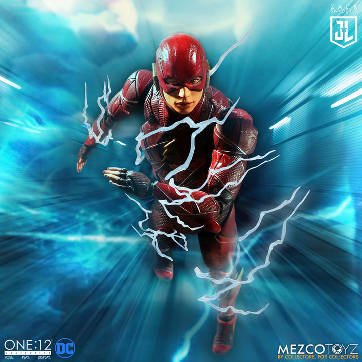 Zack Snyder's Justice League One:12 Collective Deluxe Batman, Flash & Superman Action Figures Box Set