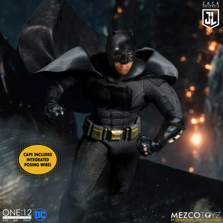 Zack Snyder's Justice League One:12 Collective Deluxe Batman, Flash & Superman Action Figures Box Set