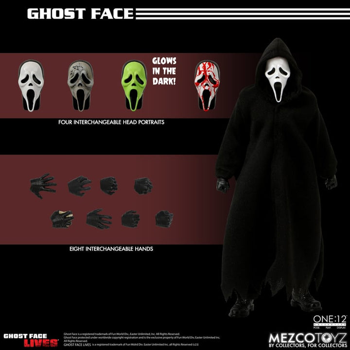 Mezco Ghost Face Lives One:12 Collective Ghost Face