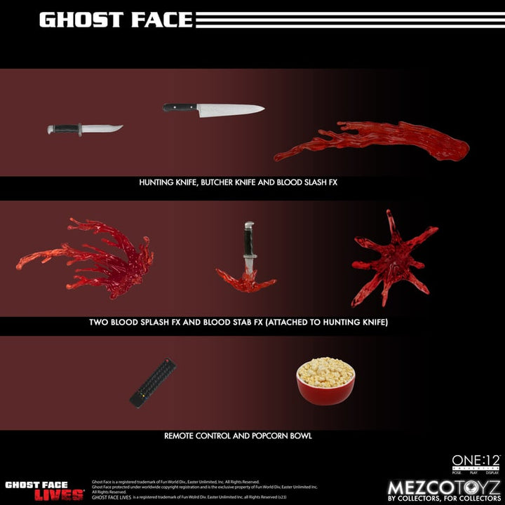Mezco Ghost Face Lives One:12 Collective Ghost Face