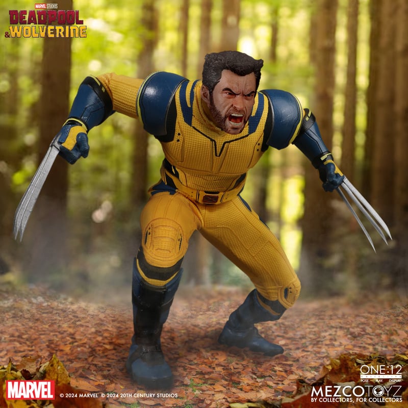 Deadpool and Wolverine MEZCO ONE12 COLLECTIVE Deluxe Action Figures Bundle