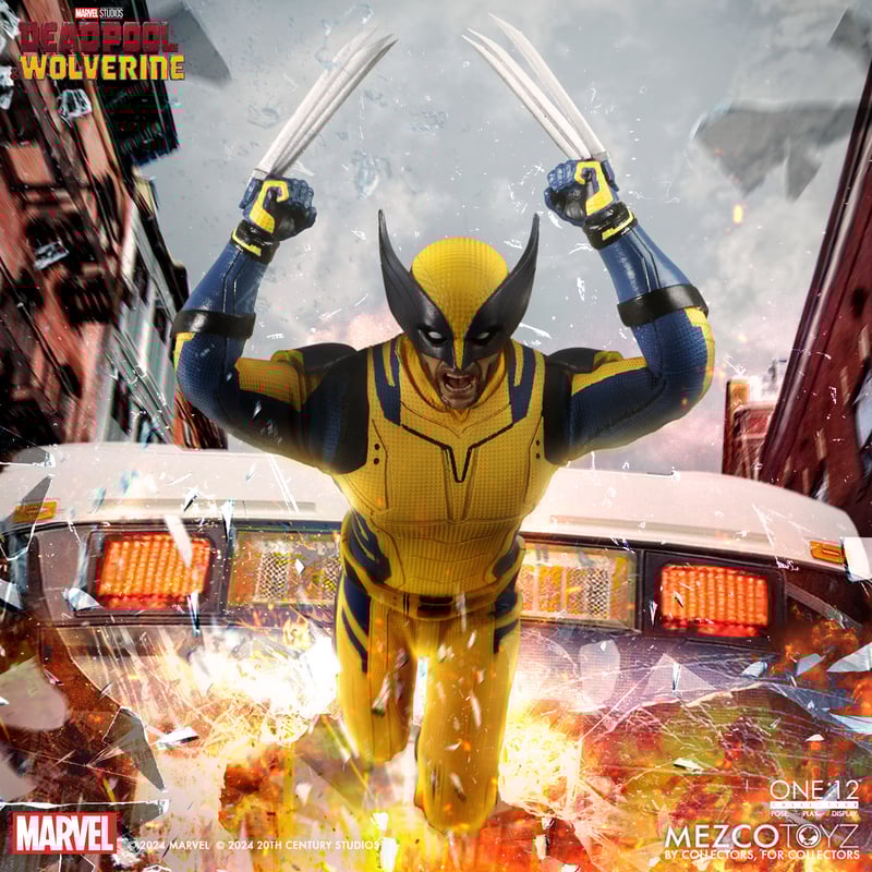 Deadpool and Wolverine MEZCO ONE12 COLLECTIVE Deluxe Action Figures Bundle