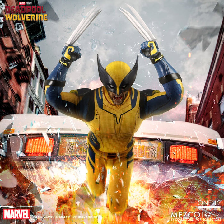 Deadpool and Wolverine MEZCO ONE12 COLLECTIVE Deluxe Action Figures Bundle