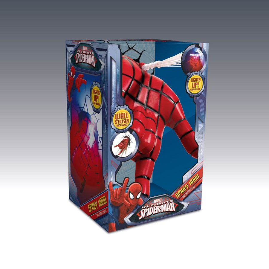 Marvel Spider-Man Hand 3D Deco Wall Light
