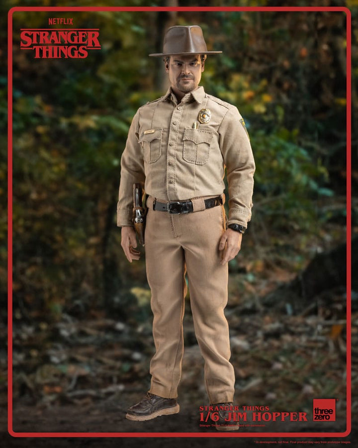 Stranger Things Jim Hopper Season 1 Action Figure 1 6 Scale 32 cm