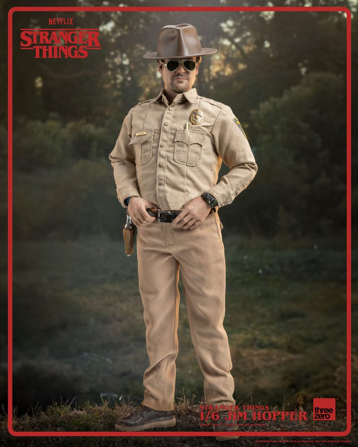Stranger Things Jim Hopper Season 1 Action Figure 1 6 Scale 32 cm