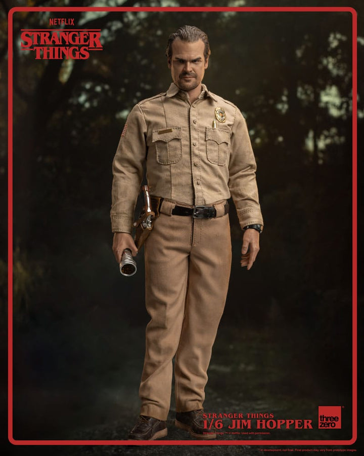 Stranger Things Jim Hopper Season 1 Action Figure 1 6 Scale 32 cm