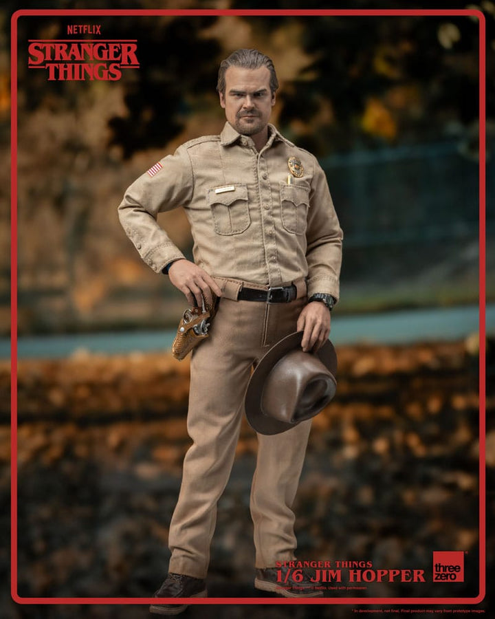 Stranger Things Jim Hopper Season 1 Action Figure 1 6 Scale 32 cm