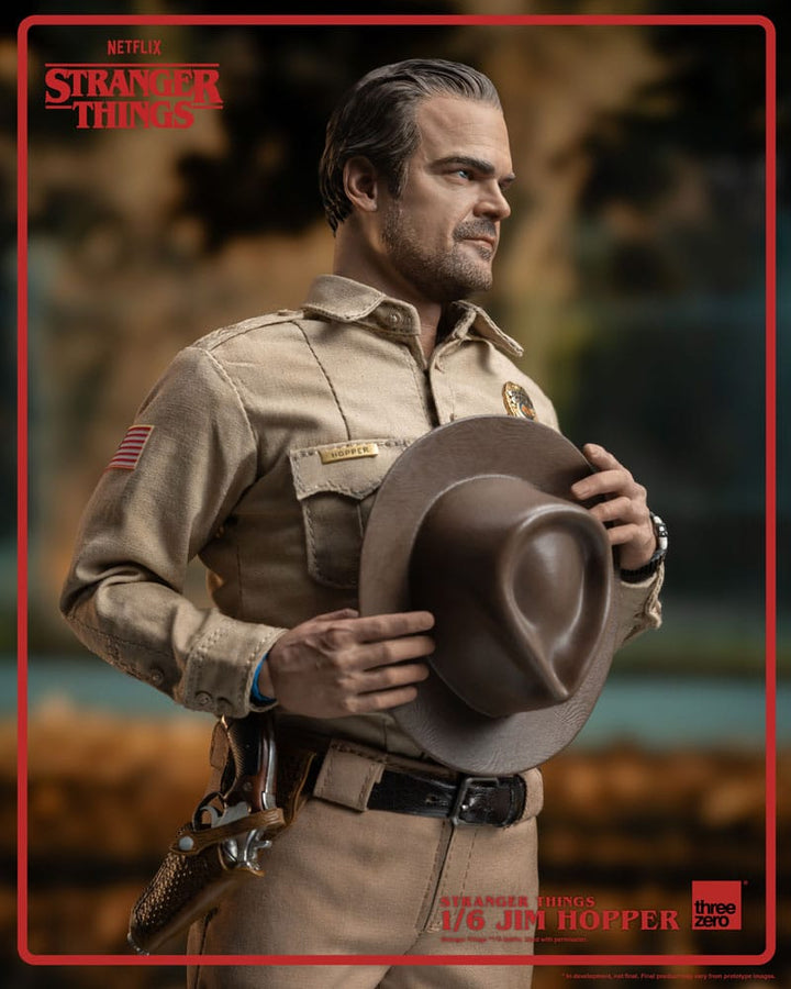 Stranger Things Jim Hopper Season 1 Action Figure 1 6 Scale 32 cm