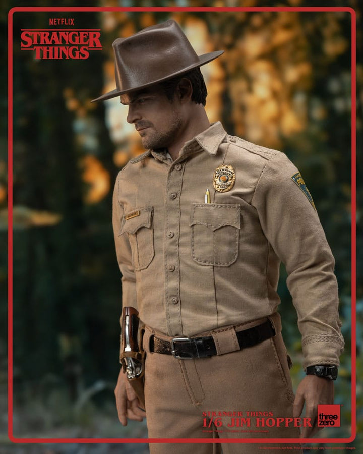 Stranger Things Jim Hopper Season 1 Action Figure 1 6 Scale 32 cm