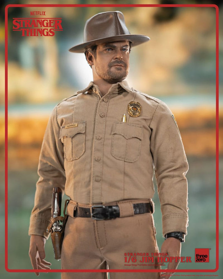 Stranger Things Jim Hopper Season 1 Action Figure 1 6 Scale 32 cm