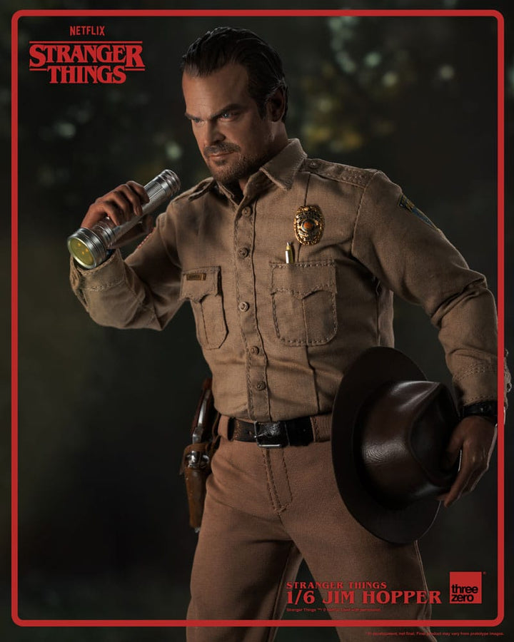 Stranger Things Jim Hopper Season 1 Action Figure 1 6 Scale 32 cm