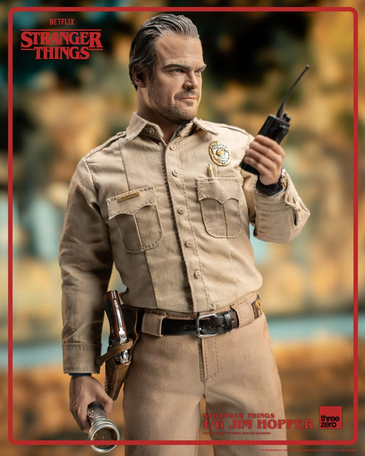 Stranger Things Jim Hopper Season 1 Action Figure 1 6 Scale 32 cm