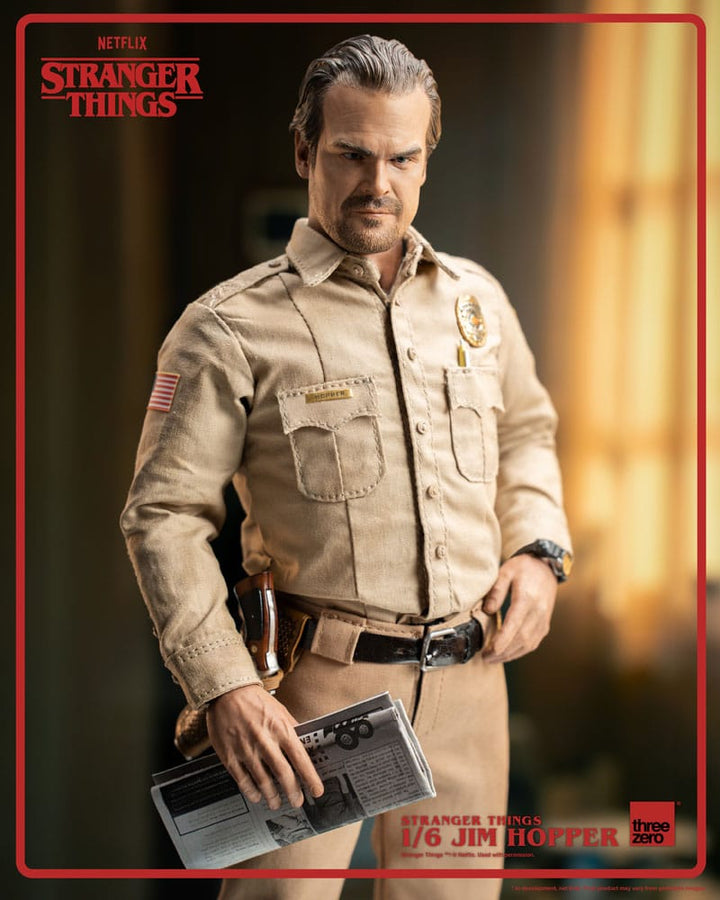 Stranger Things Jim Hopper Season 1 Action Figure 1 6 Scale 32 cm