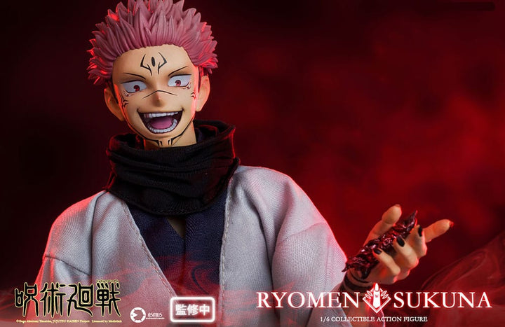 Threezero Ryomen Sukuna Jujutsu Kaisen Action Figure 1 6 Scale 30 cm
