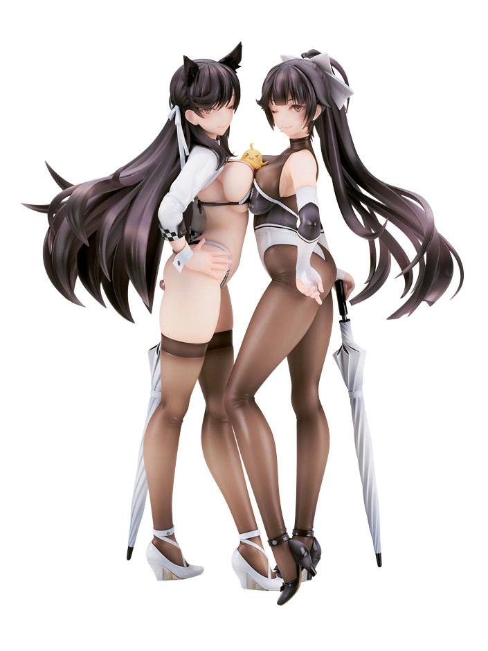 Azur Lane Atago and Takao Race Queen Ver Azur Lane PVC Statue 1 7 Scale 25 Centimeter