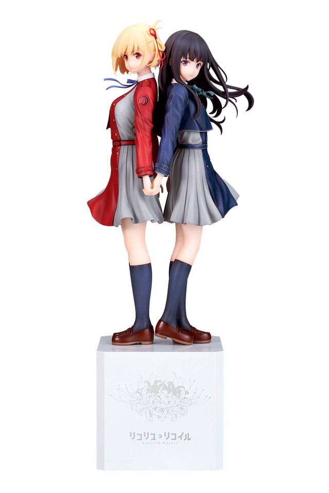 Lycoris Recoil Chisato Nishikigi and Takina Inoue PVC Statue 1 8 Scale 30 Centimeter