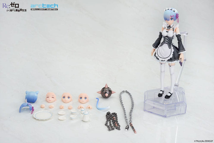 Rem Re Zero Starting Life in Another World Arctech Posable Series Action Figure 1 8 Scale 20 cm