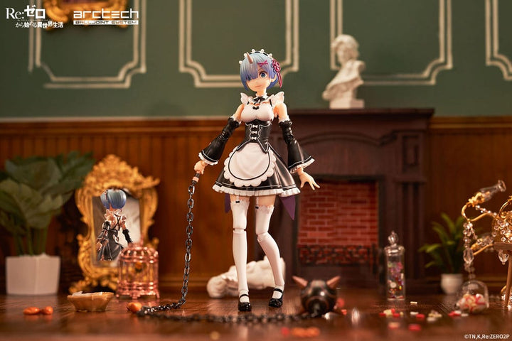 Rem Re Zero Starting Life in Another World Arctech Posable Series Action Figure 1 8 Scale 20 cm