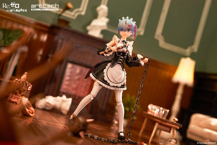Rem Re Zero Starting Life in Another World Arctech Posable Series Action Figure 1 8 Scale 20 cm