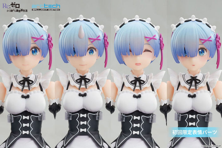 Rem Re Zero Starting Life in Another World Arctech Posable Series Action Figure 1 8 Scale 20 cm