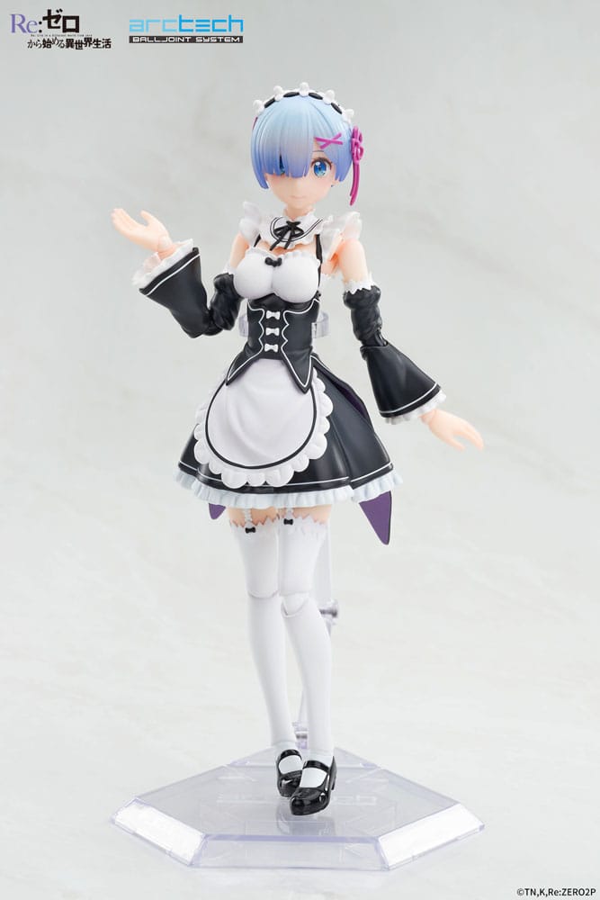 Rem Re Zero Starting Life in Another World Arctech Posable Series Action Figure 1 8 Scale 20 cm