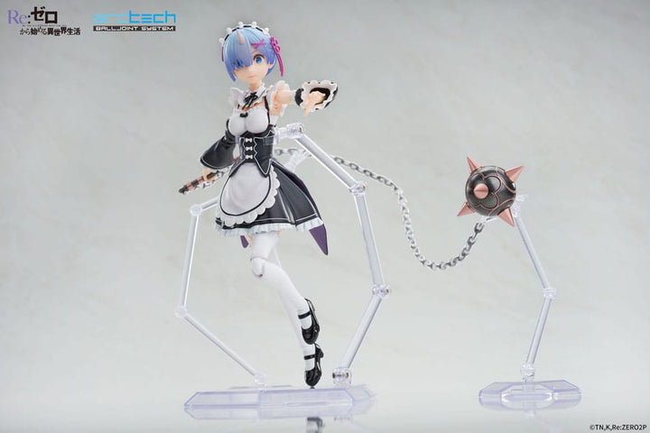 Rem Re Zero Starting Life in Another World Arctech Posable Series Action Figure 1 8 Scale 20 cm