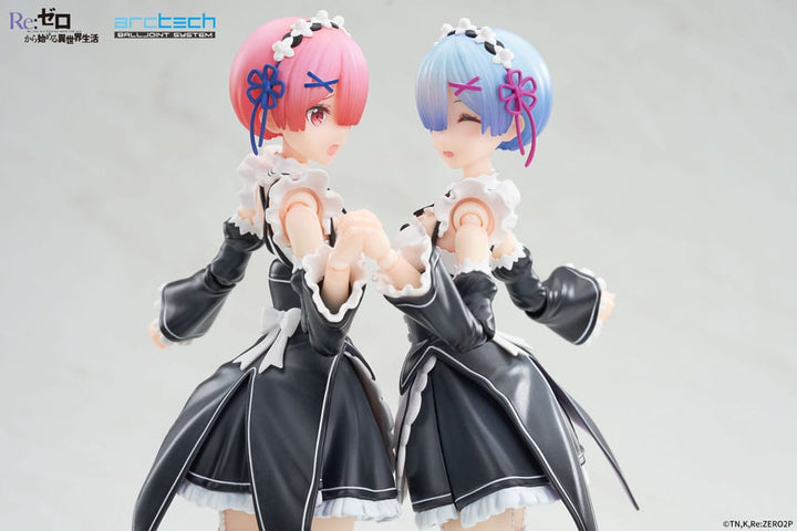 Rem and Ram Re Zero Starting Life in Another World Arctech Posable Series Action Figures 2 Pack 1 8 Scale 20 cm