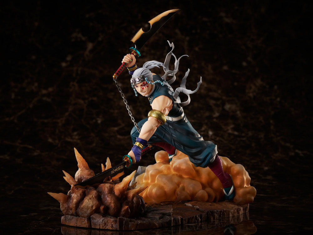 Demon Slayer Tengen Uzui Demon Slayer Kimetsu no Yaiba Statue 1 8 Scale 28 cm