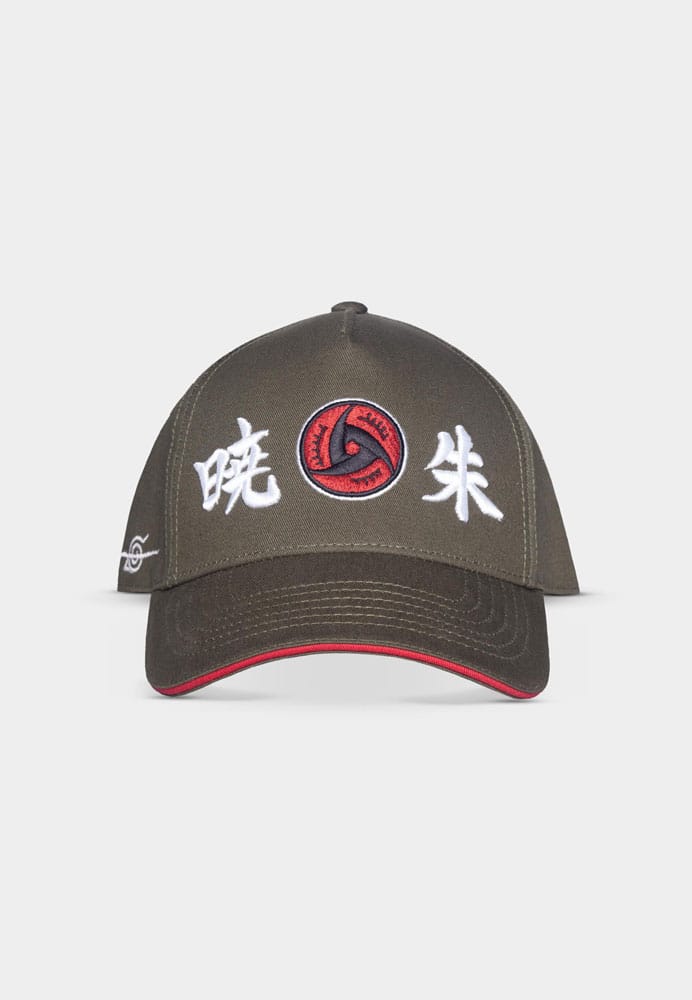 Naruto Shippuden Akatsuki Clan Curved Bill Cap