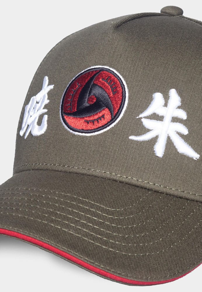 Naruto Shippuden Akatsuki Clan Curved Bill Cap
