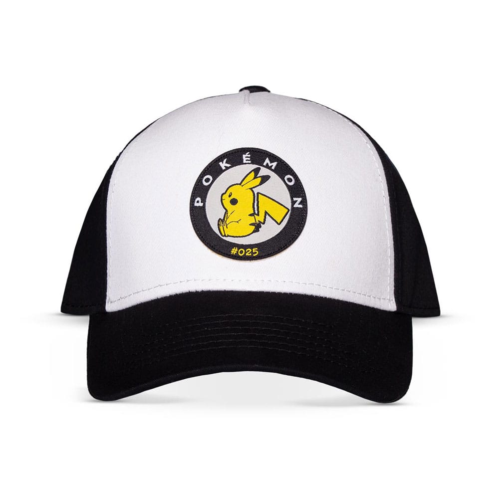 Pokemon Pikachu Black and White Baseball Cap