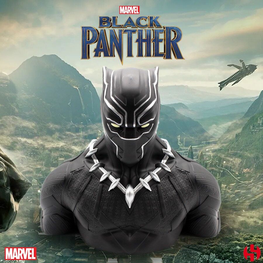 Marvel Black Panther Marvel Comics Coin Bank Wakanda Deluxe 20 cm