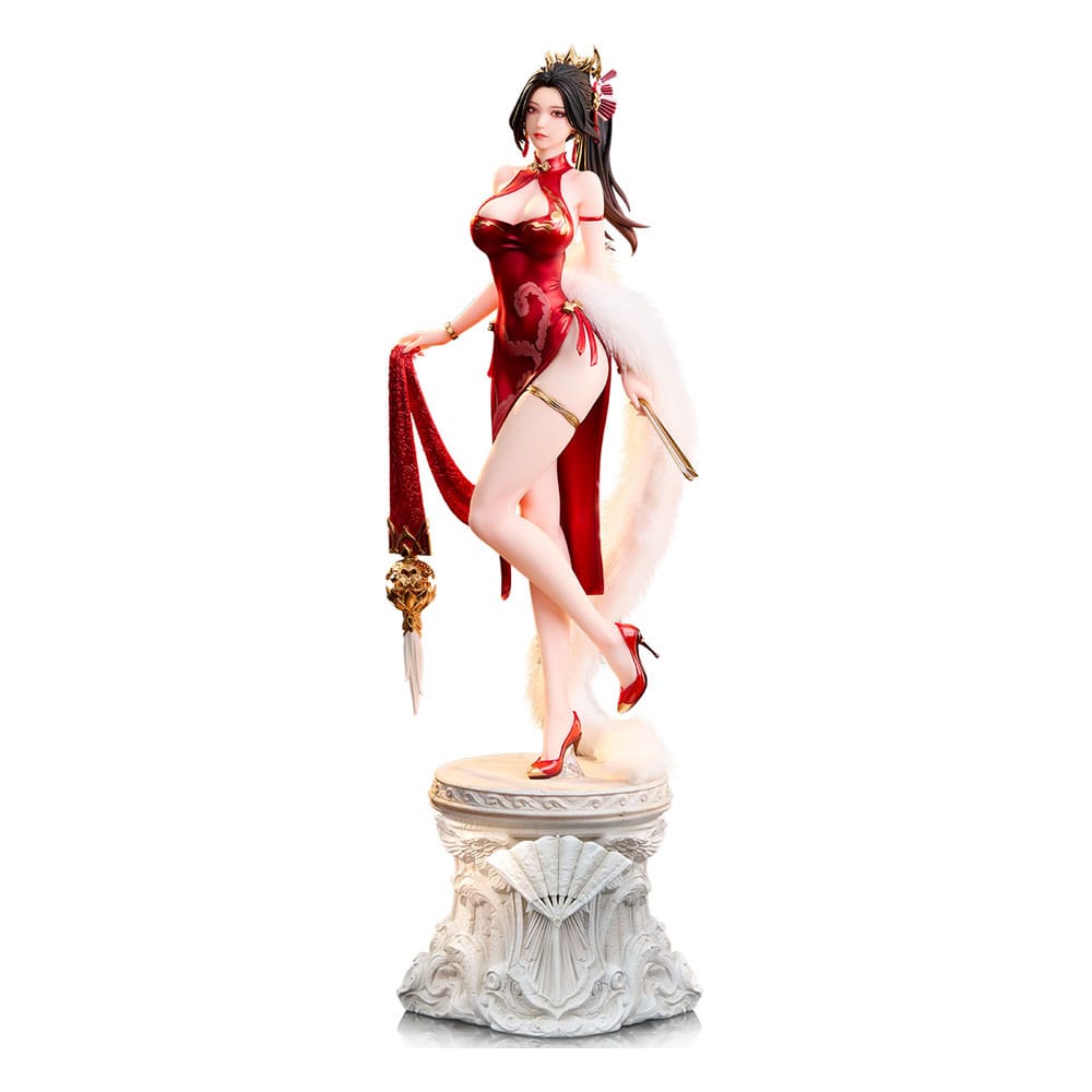 The King of Fighters Mai Shiranui Hong Shang Wu Dress Series PVC Statue 1 6 Scale 40 Centimeter