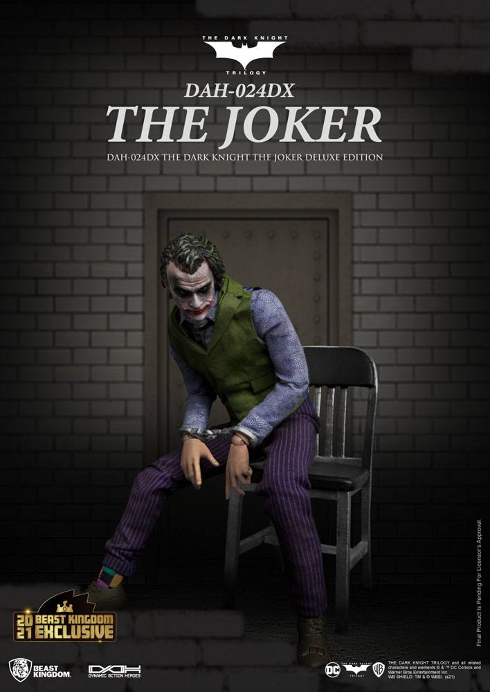 Batman The Joker The Dark Knight Dynamic 8ction Heroes Action Figure 21 Centimeter