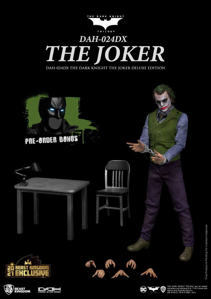 Batman The Joker The Dark Knight Dynamic 8ction Heroes Action Figure 21 Centimeter