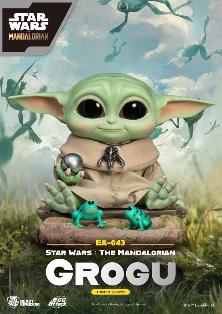 Star Wars Grogu The Mandalorian Egg Attack Statue 18 Centimeter