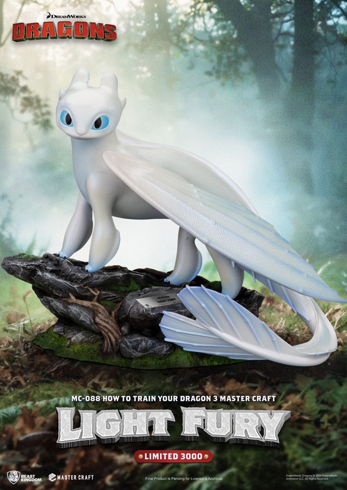How To Train Your Dragon 3 Limited Edition Master Craft Statue Light Fury