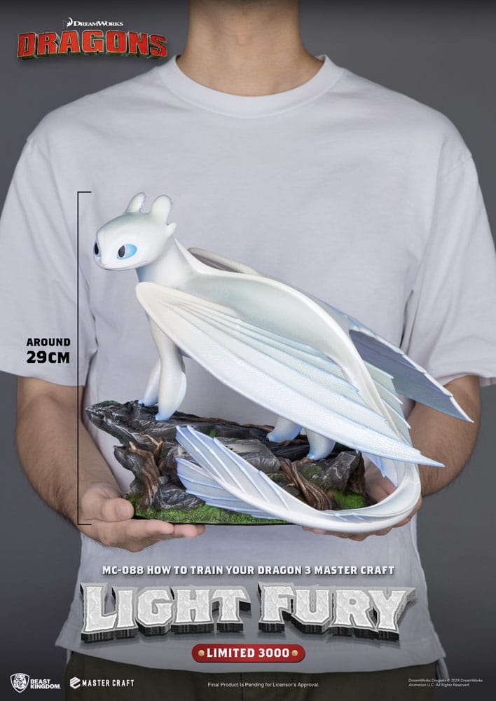 How To Train Your Dragon 3 Limited Edition Master Craft Statue Light Fury