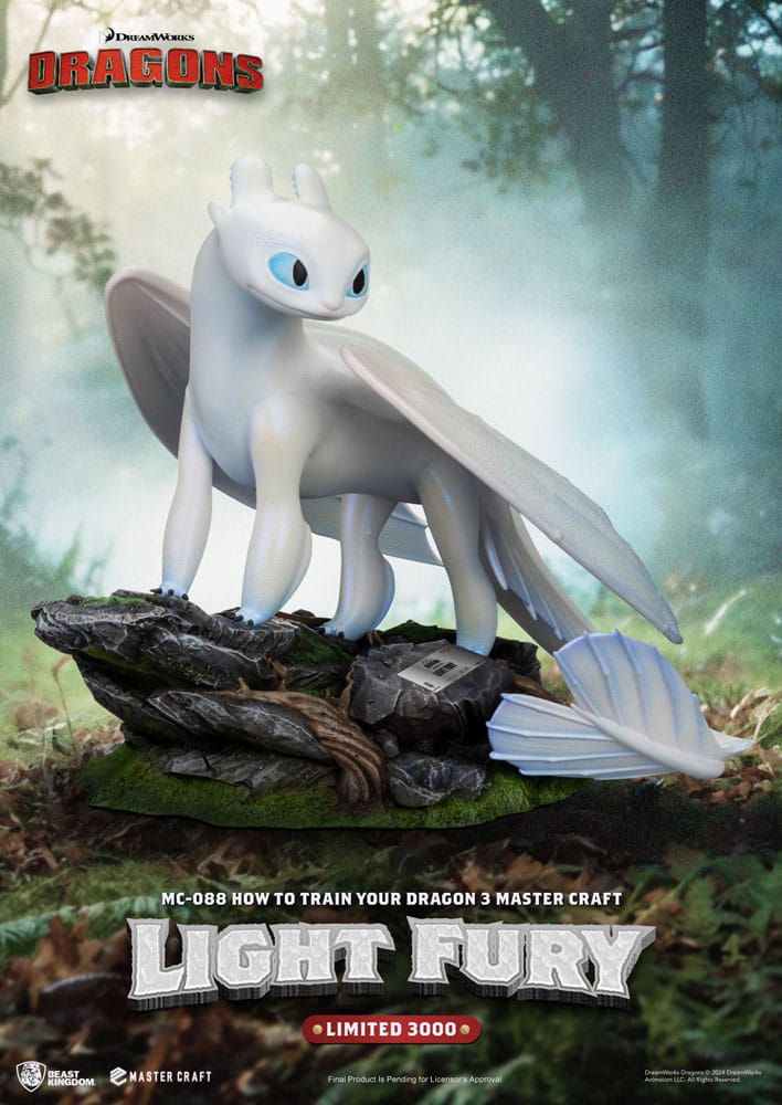 How To Train Your Dragon 3 Limited Edition Master Craft Statue Light Fury