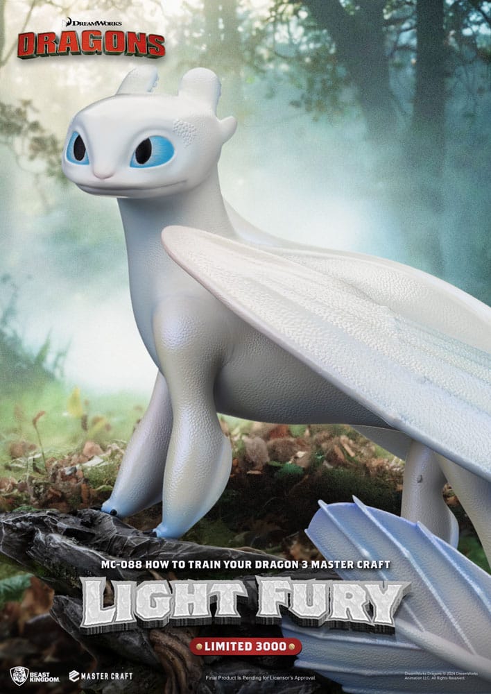 How To Train Your Dragon 3 Limited Edition Master Craft Statue Light Fury