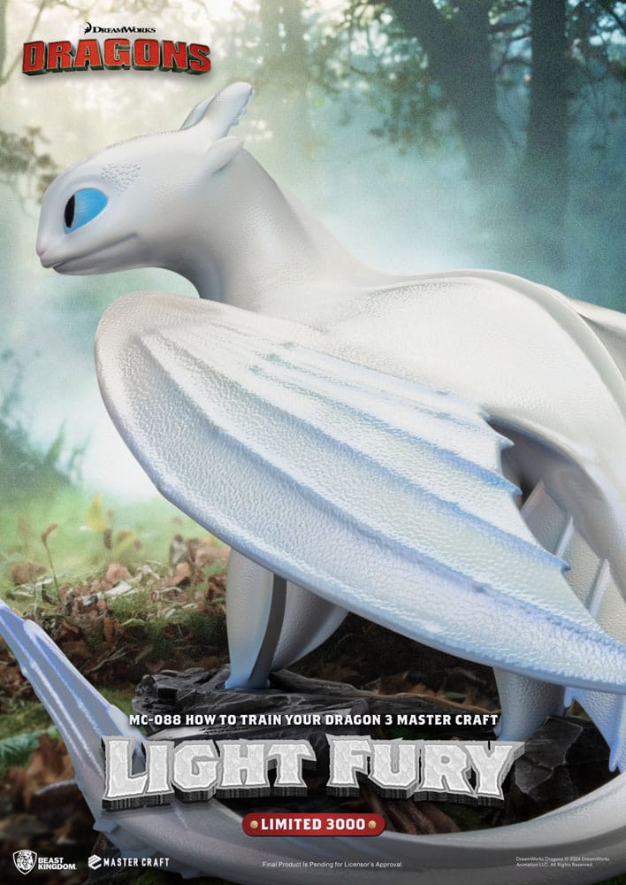 How To Train Your Dragon 3 Limited Edition Master Craft Statue Light Fury