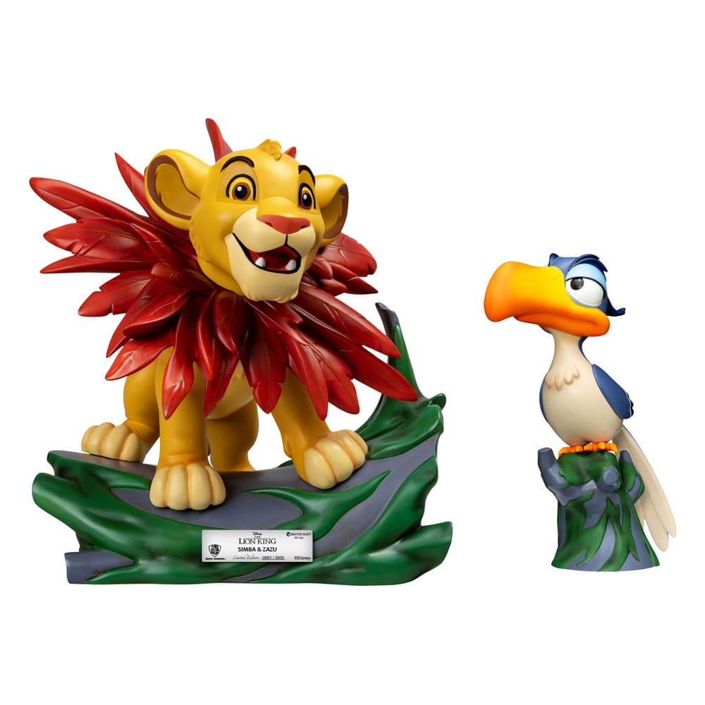 Disney The Lion King Little Simba and Zazu Master Craft Statues 2 Pack 31 Centimeter