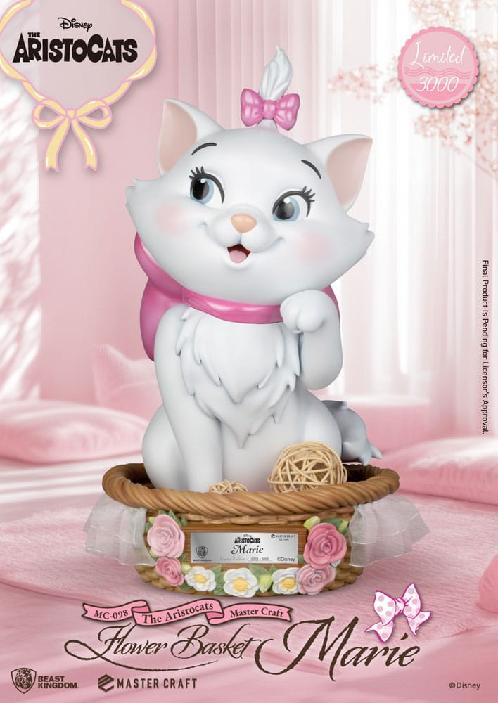 Disney Aristocats Marie Flower Basket Master Craft Statue 32 Centimeter