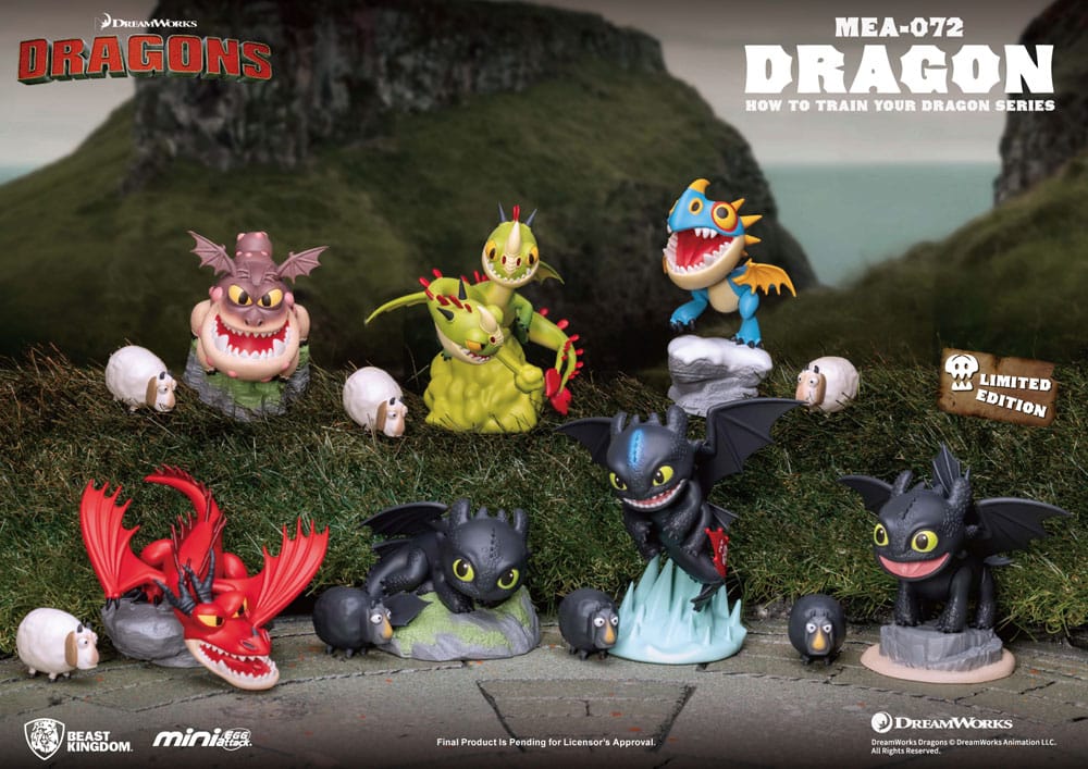 How to Train Your Dragon Mini Egg Attack Blind Box Figures 10 Centimeter Series Assortment